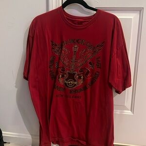 Gently worn hard rock shirt